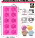 Silicone Molds Puppy Dog Paw and Bone Molds for Baking,Chocolate Molds,Silicone Dog Treat Mold - 6 Pack...