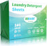 Laundry Detergent Sheets Vegan, No Plastic Jug, No Mess & Liquid Free, Laundry Sheets in Washer, Hypoallergenic, Plant Powered Laundry Detergent S...