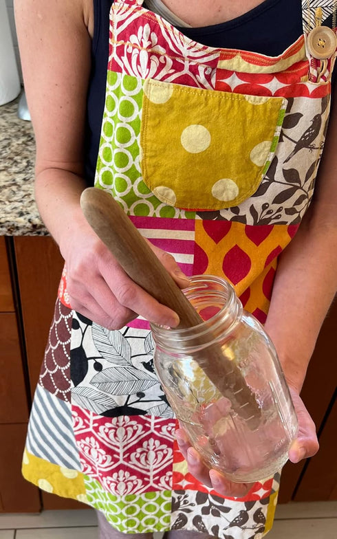 Kensie's Sourdough Mixing Stir Stick Spurtle, Wooden Kitchen Utensil - Sourdough Starter Spurtle - 3 pack, 11x1x1inches...