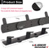 ULIBERMAGNET Magnetic Coat Hooks,Heavy Duty Magnetic Rack,Strong Rubber Magnetic Hanger for Refrigerator,Metal Cabinet,Door,Hanging Coat, Towel, B...