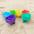Home Queen Beach Cup Holder with Pocket, Multifunctional Sand Cup Holder for Beverage Phone Sunglass Key, Beach Accessory Drink Sand Coaster, Set ...