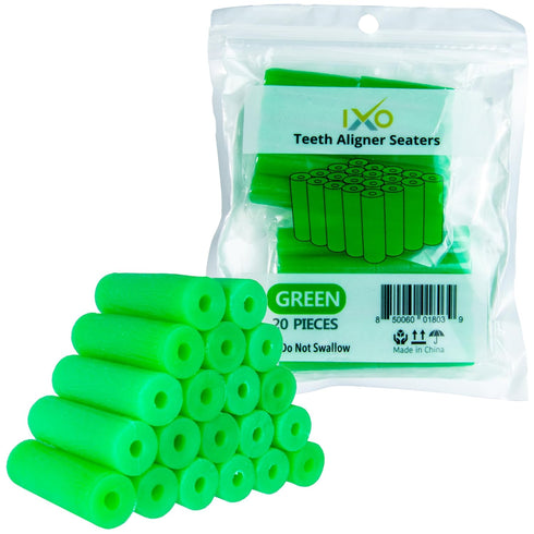 IXO 20 Pack Mint Scented Aligner Chewies in Resealable Bag - Retainer Aligner Accessories for Optimal Fit...