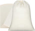 Pangda 15 Pcs Muslin Bags 12 x 16 Inch Cloth Bags with Drawstring Large Storage Bags Bulk Cotton Reusable Grocery Bags DIY Craft Sachet Bag for Pa...
