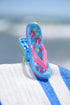 O2COOL Boca Clips - Beach Towel Clips for Beach Chairs, Pool and Patio Accessories Clothes Pins for Bags, 2-Pack (Flip Flop)...