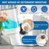 Laundry Detergent Dispenser, 38.7 oz Liquid Detergent Dispenser, Laundry Soap Dispenser, Plastic Detergent Container for Laundry Room/Powder/Fabri...