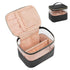 CUBETASTIC Travel Makeup Bag, Large Capacity Make Up Bag for Women Transparent Plastic Patchwork Clear Cosmetic Skincare Organizer Train Case Wate...