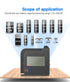 Battery Tester,LCD Display Household Batteries Tester for AAA,aa,c,d,9v,1.5V Button Cell,Lithium Battery Checker...