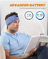 Perytong Bluetooth Headband Headphones, Sleep Headphones Bluetooth for Side Sleepers - Sleeping Headphones Comfortable Headband with Thin Speaker ...