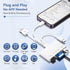 SD Card Reader for iPhone iPad Camera - 5 in 3 Digital Camera Adapter with SD/TF/Micro SD Card+2*USB Adapter+USB C Audio Adapter, Memory card read...