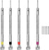 KALIM Mini Screwdriver Set, 10Pcs Screwdriver Kit for Watches, Glasses and Accessories, Precision Tool Set for Repair, Replace, Remove and Adjust,...