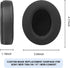 GVOEARS Replacement Ear Pads for Sony MDR 7506, Mesh Material Earpad Cushions for Sony MDR V6 / MDR V7 / MDR-CD900ST Headphones with Noise Isolati...