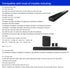 Suixing Sound Bar Mounts Universal Wall Mount Kit Mounting Bracket Compatible Most of Soundbars Wall Mount Brackets with Hardware Kit...