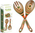 Salad Tongs, Wooden spoons, Salad Tongs for Serving, WOSPONFAN 10-inch Pakkawood Serving Utensils Set Salad Servers Set Kitchen Cooking Utensil...