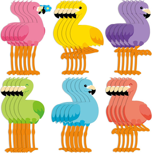 Junkin 60 Pieces Mini Classroom Bulletin Board Summer Cutouts Coffee Cup Sunglasses Flamingo Classroom Cutouts Decorations for School Office Wall ...