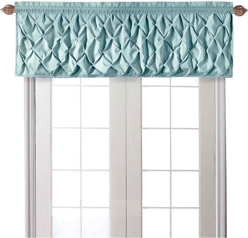 VCNY Home - Valance, Window Treatment with Rod Pocket, Modern Home Decor (Carmen Blue, 60" x 20")...