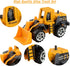 BenRich 6 Pcs Mini Die Cast Car Set 1/64 Scale Alloy Construction Trucks - Dump Truck, Excavator, Forklift, Road Roller, Bulldozer, Mixer Truck - ...