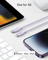 Anker USB-C to Lightning Cable, 541 Cable (Lilac Purple, 3ft), MFi Certified, Bio-Based Fast Charging Cable for iPhone 14 14pro 14pro Max 13 13 Pr...