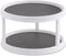 Copco Non-Skid Turntable, 2-Tier, 12-Inch, Durable & Easy Clean, White/Gray...