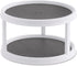 Copco Non-Skid Turntable, 2-Tier, 12-Inch, Durable & Easy Clean, White/Gray...
