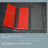 RFID Blocking Slim Minimalist Long Travel Wallet Genuine Leather Passport Holder Travel Cover (Dark Blue)...
