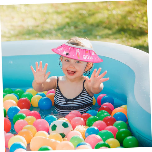 Totority 1pc Shampoo Cap Baby Toddler Bonnet Newborn Hats Toddler Shower Hat Hair Washing Shield Newborn Shampoo Bath Visor Cap Dolphin Balloons H...