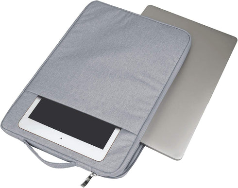 RAINYEAR 14 Inch Laptop Sleeve Case Compatible with 14" Notebook Computer Chromebook Tablet,Handbag with Handle Strap Front Pocket Padded Briefcas...
