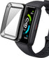 Screen Protector Case Compatible with Huawei Honor Band 6,Ultra-Thin Soft TPU Plated Bumper Case Full Cover Protective Shell Smartwatch Accessorie...
