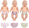 3 Pcs Baby Doll Diapers Doll Underwear for 14-18 Inch Baby Dolls, Suitable for Baby Girls Dolls...