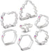 Bee Cookie Cutters 7-Pc. Set Made in the USA by Ann Clark, Cute Bee, Small Flower, Honey Pot, Beehive, Honeycomb and more...