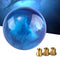 Shift knob Round Ball Marble Style Universal for Manual Automatic Vehicles with 3 adapters (Blue)...