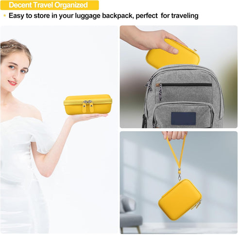 Camera Carrying Case Compatible with Fujifilm Instax Mini EVO Instant Camera, Camera Lens cover Photo Printer Travel Protective Storage Holder, Me...