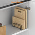 Cutting Board Storage Rack, Compact Cutting Board Organizer, Cutting Board Stand Holder, Bakeware, Cookie Sheets Organizer(1.0 Inch Width Slots)...