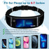 Running Belt Women Men, Fanny Pack Waist Bag, Phone Holder for Running Workout Plus Size Waterproof Adjustable Belt Bag for iPhone 15 14 13 12 11 ...