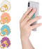 Cell Phone Ring Holders, 4 Pcs Cute Daisy Finger Kickstands Metal Round 180°/360° Rotation Hand Grip with Knob Loop Phone Ring Grips Compatible wi...
