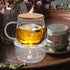 UPKOCH Glass Teapot Warmer Clear High Borosilicate Glass Tea Trivet Teapot Tea Kettle Heating Base Coffee Milk Warmer Tealight Candle Holder for H...
