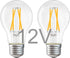 12V Low Voltage LED Light Bulbs - Soft Warm 2700K 4W E26 Edison Base 40W Equivalent - 12 Volt DC/AC A19 Bulb for RV Ceiling - 2 Pack...