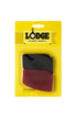 Lodge SCRAPERPK Durable Pan Scrapers, Red and Black, 2-Pack...