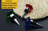 JETKONG 3 Pcs Wine Beverage Bottle Stoppers Reusable Diamond Plug Wine Corks Crystal Wine Stopper (Red Blue Green)...