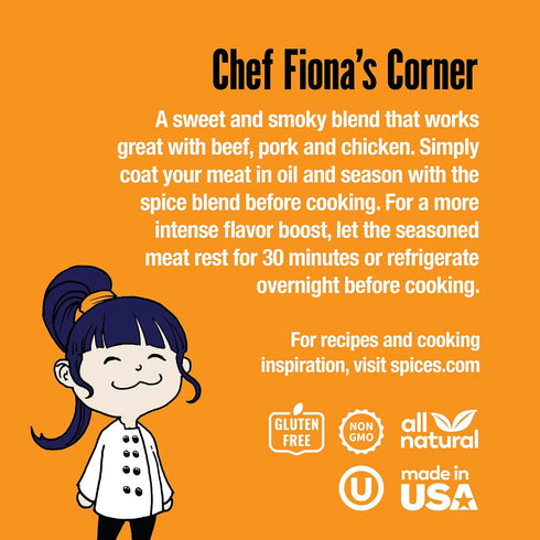 The Spice Lab Smoky BBQ Pecan Rub - 5.9 oz Shaker - Sweet Heat & Savory Pecan Spice - Smoky Barbecue Blend for Pork, Chicken, Beef & Vegetable Gri...