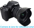 JJC LH-73C Dedicated Bayonet Lens Hood for Canon EF-S 10-18mm f/4.5-5.6 is STM Lens, Canon E10-18mm f4.5-5.6 is STM Lens Lens Hood, Replacement of...