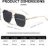 Classic Vintage Aviator Sunglasses for Women Men Large Frame Retro 70s Sunglasses...