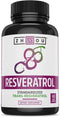 Zhou Resveratrol Supplement | Healthy Aging, Immune System & Heart Health Support | Powerful Antioxidant Benefits | 30 Servings, 60 Veg Caps...