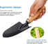 Garden Little Tool Sets - Wooden Handle Black Metal Gardening Tools Include: Trowels, Cultivator and Trans-Planter - Awesome for Family Use Growin...