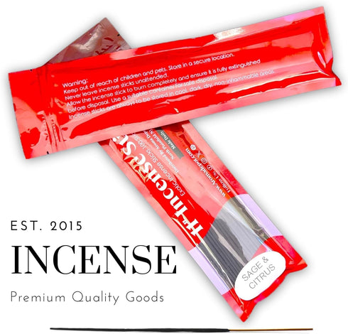 Nag Champa Most Exotic 11'' Incense Sticks. Approx. 85 to 100 Sticks Per Bundle, Each Natural Stick Burns for 45 mins to 1 Hour Each. Long Lasting...