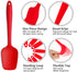 Silicone Spatula Set of 7, P&P CHEF Heat-Resistant Rubber Spatulas Kitchen Utensils Set for Non-stick Cooking Baking Mixing, Seamless & Flexible D...