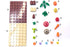 General Jim's Bright Colorful Vegetable Garden Plot Building Block Toy Playset 165 Pc 6 Section Modular Building Block Vegetable Garden Plot Set f...