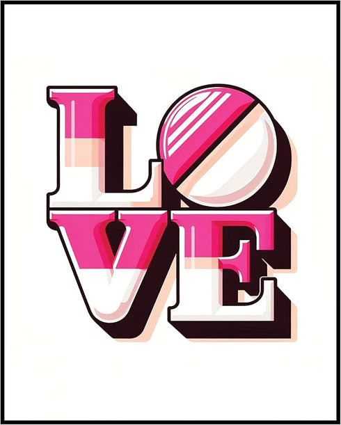 Posterizer 1 pcs-Lesbian Pride Flag-Love-Gay & LGBTQ Art-Abstract & Modern Art-Gift for LGBTQ, Queer, Gay, Bi, Lesbian- UNFRAMED Wall Art...