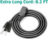 8.2ft 3 Prong Power Cord for KRK Rokit 5 8 G4 G3 RP6G3-NA RP5G2 VXT8 VXT6 VXT4 Studio Monitor Speaker Subwoofer AC Power Cord Supply Cable...