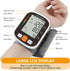 Automatic Wrist Blood Pressure Monitor: Adjustable Cuff + 2AAA Battery and Storage Case - Irregular Heartbeat Detector & 198 Readings Memory Funct...