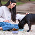 Kytely Collapsible Dog Bowls Large (1000ml), 2Pack Foldable Dog Travel Bowls, Portable Dog Water Food Bowl with Clasp (Lavender+Sky Blue)...